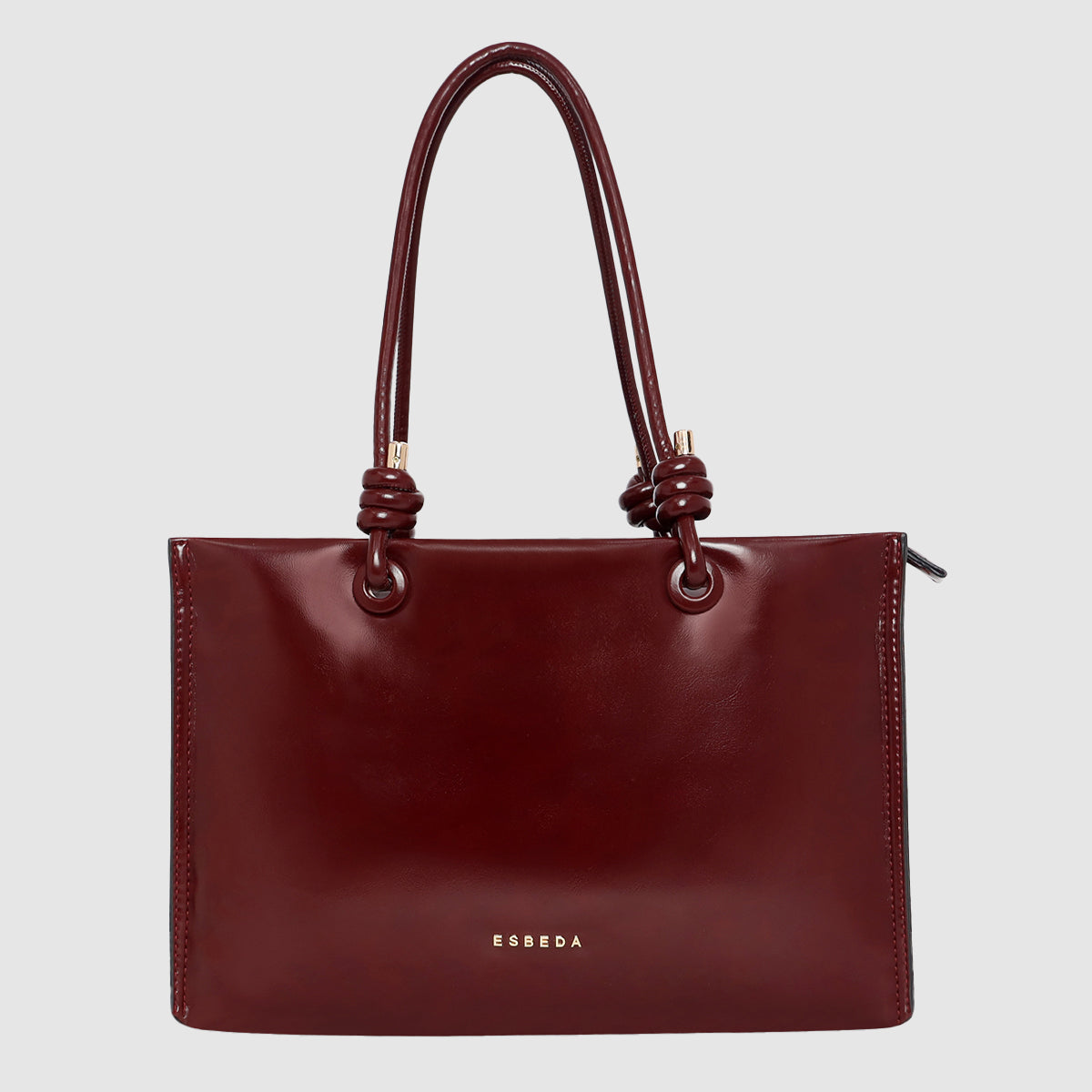 Knot Handle Structured Handbags