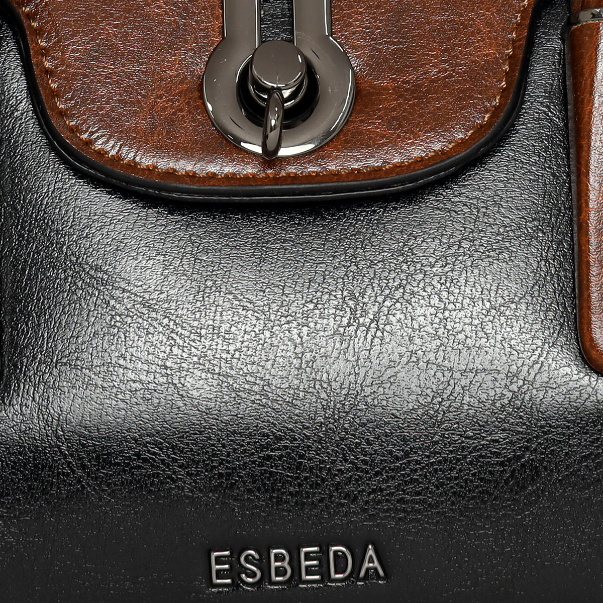 Vintage Lock Flap Handbag