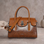 Vintage Lock Flap Handbag