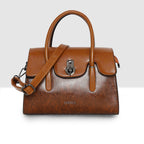 Vintage Lock Flap Handbag