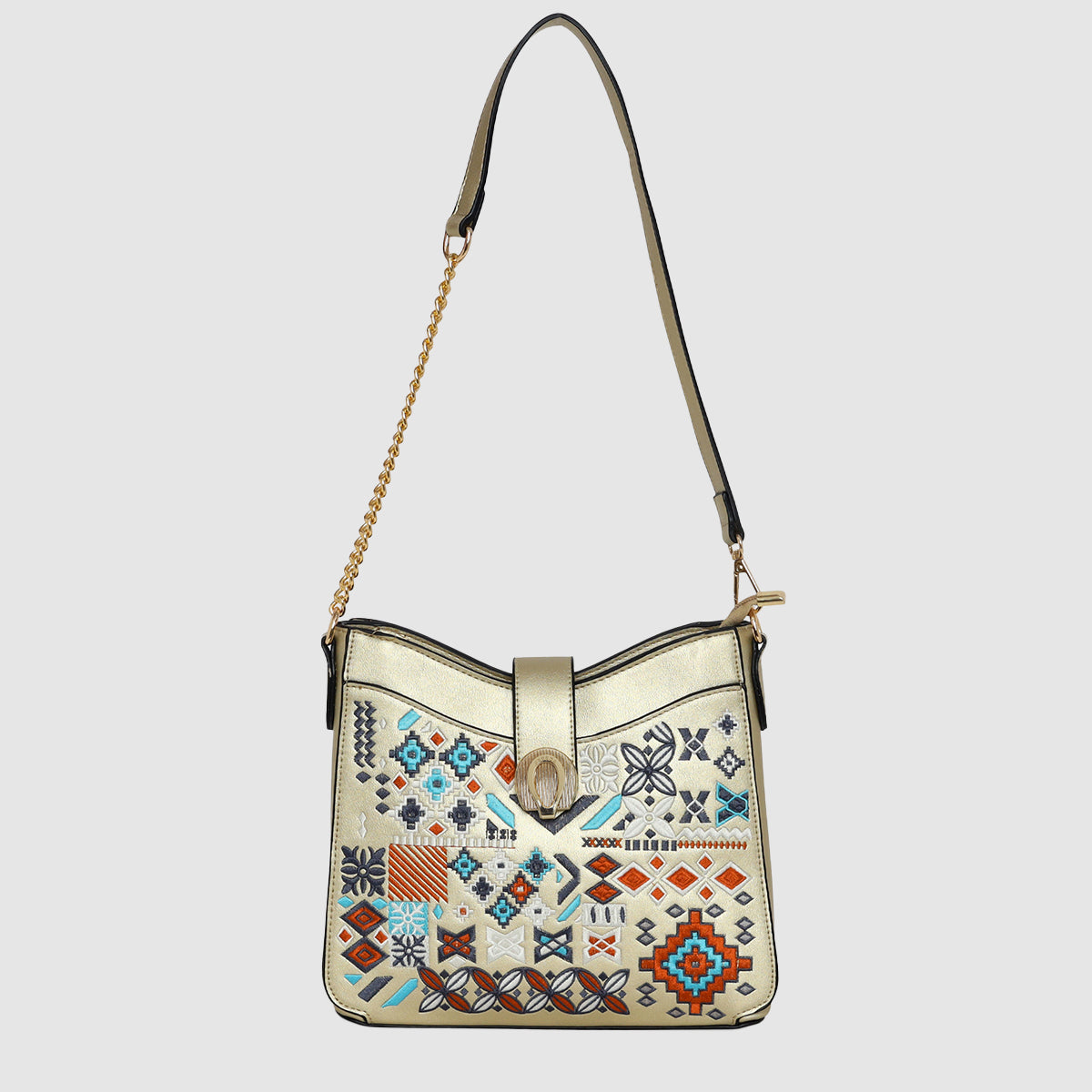 Boho Embroidered Handbag Main image