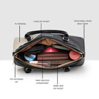 Geo Texture Structured Handbag