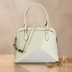 Geo Texture Structured Handbag