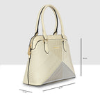 Geo Texture Structured Handbag