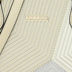 Geo Texture Structured Handbag