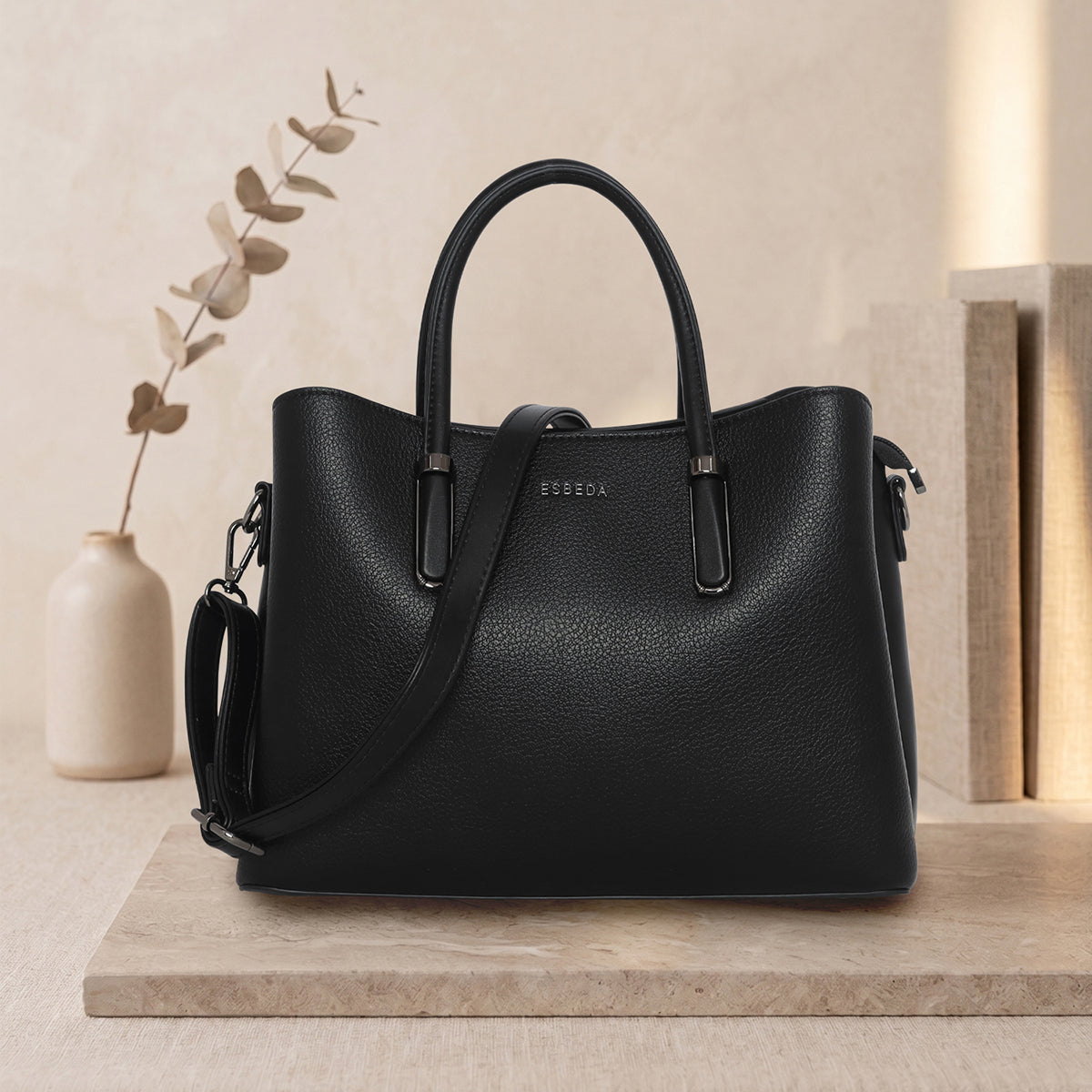 Classic Pebble Texture Handbag Main image