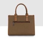 Lock Detail Structured Handbag