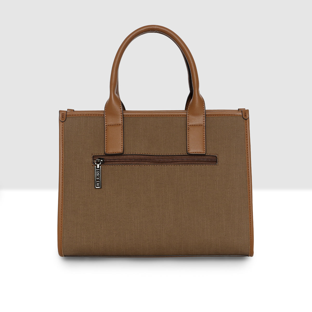 Lock Detail Structured Handbag