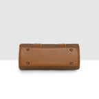 Lock Detail Structured Handbag