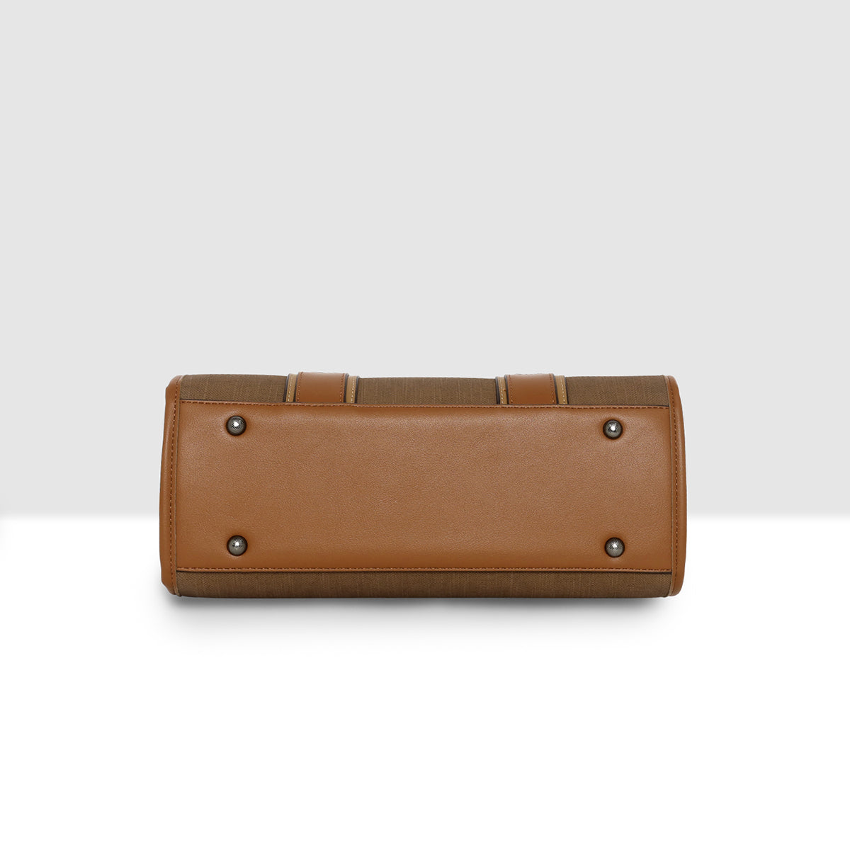 Lock Detail Structured Handbag
