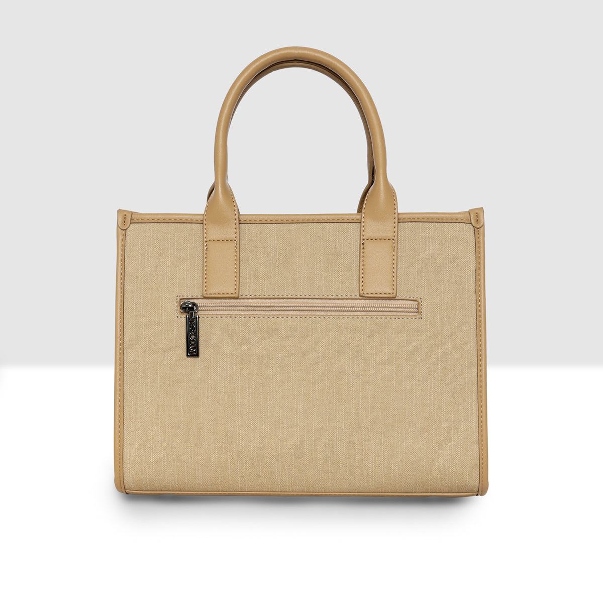 Lock Detail Structured Handbag