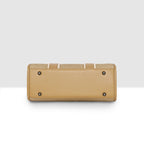 Lock Detail Structured Handbag