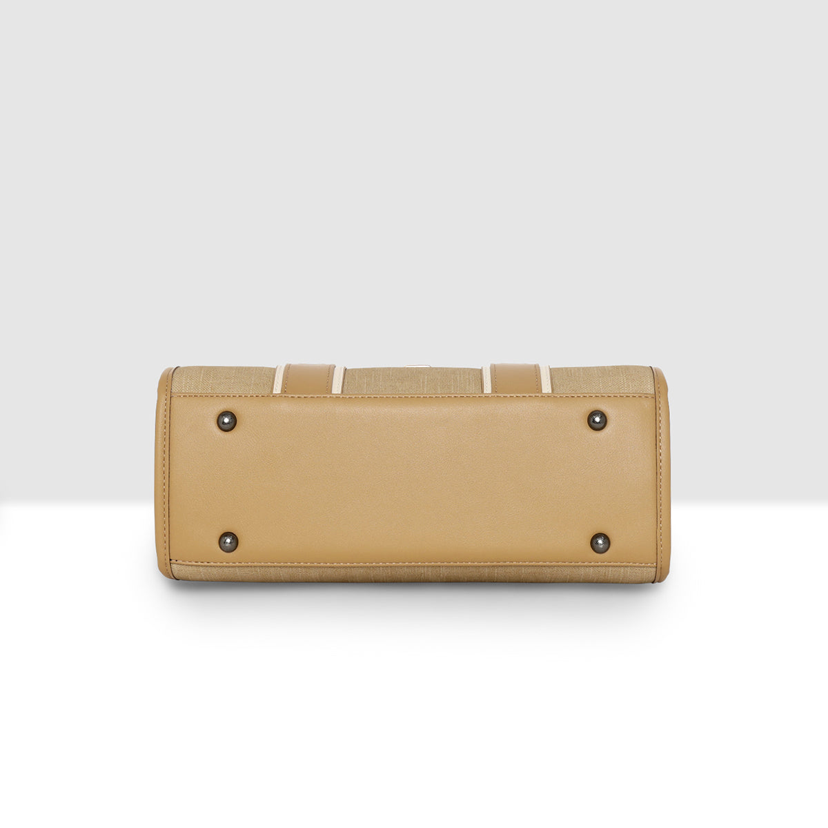 Lock Detail Structured Handbag