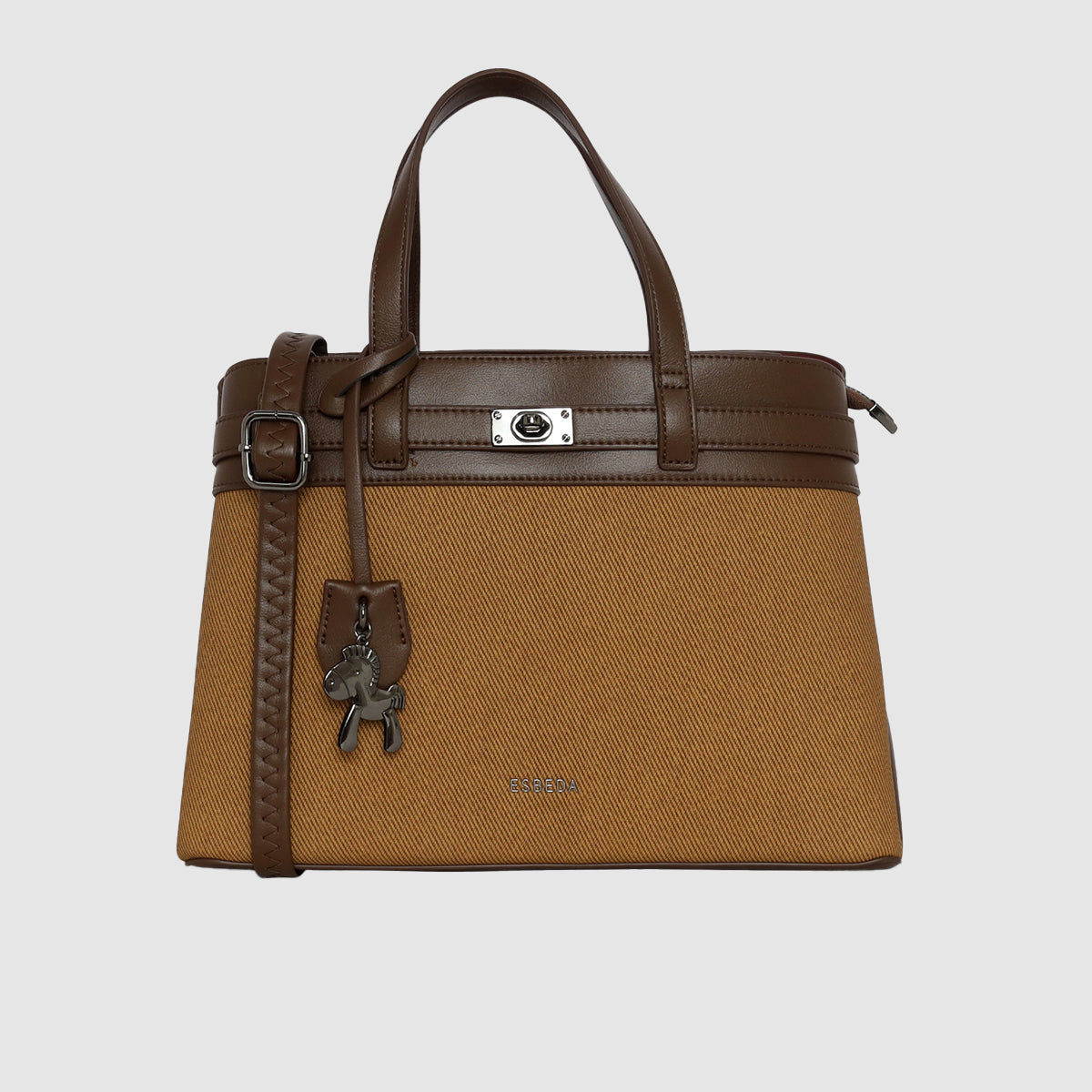 Highland Twill Belted Handbag