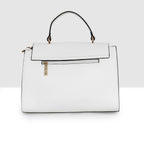 Logo Embossed Lace Up Handbag