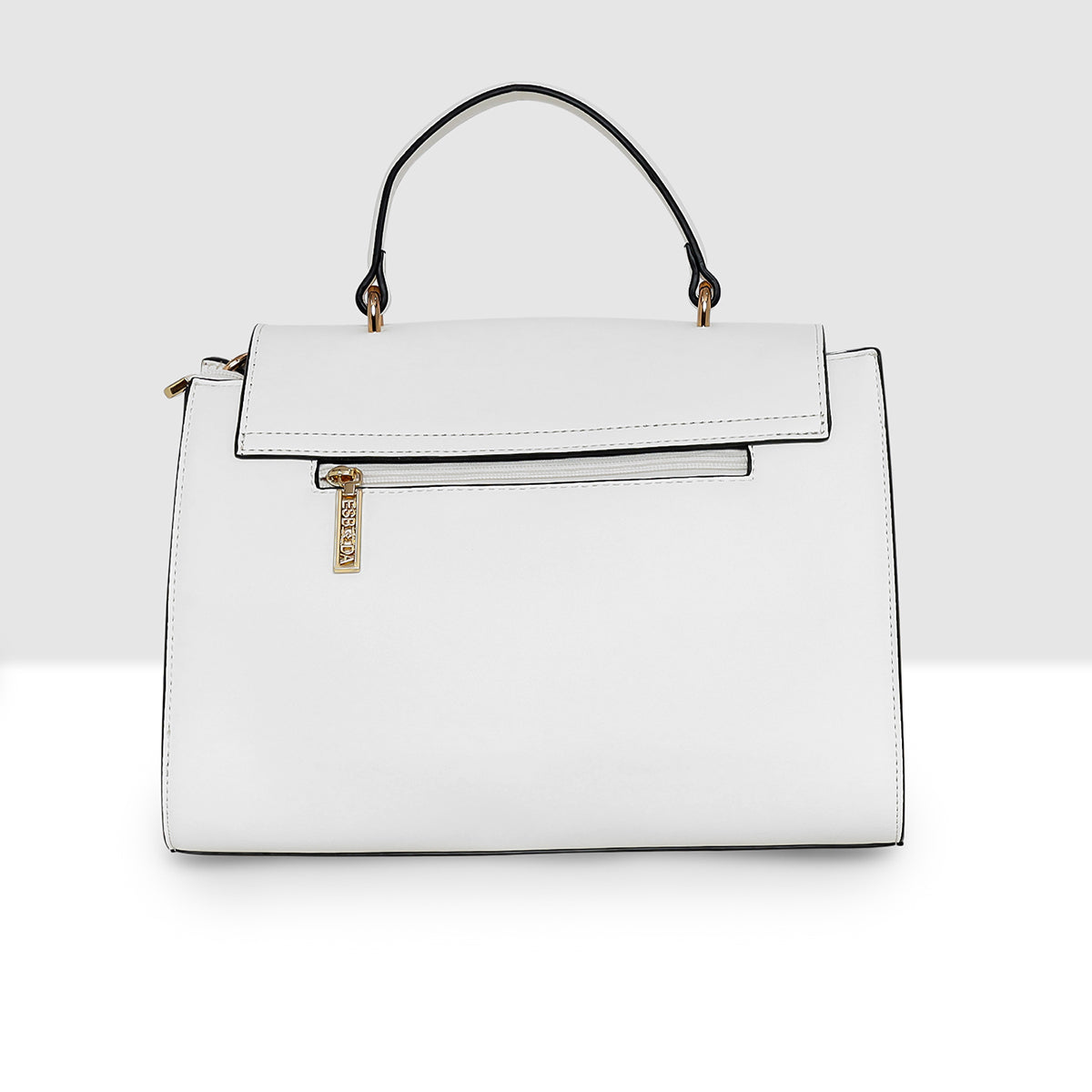 Logo Embossed Lace Up Handbag