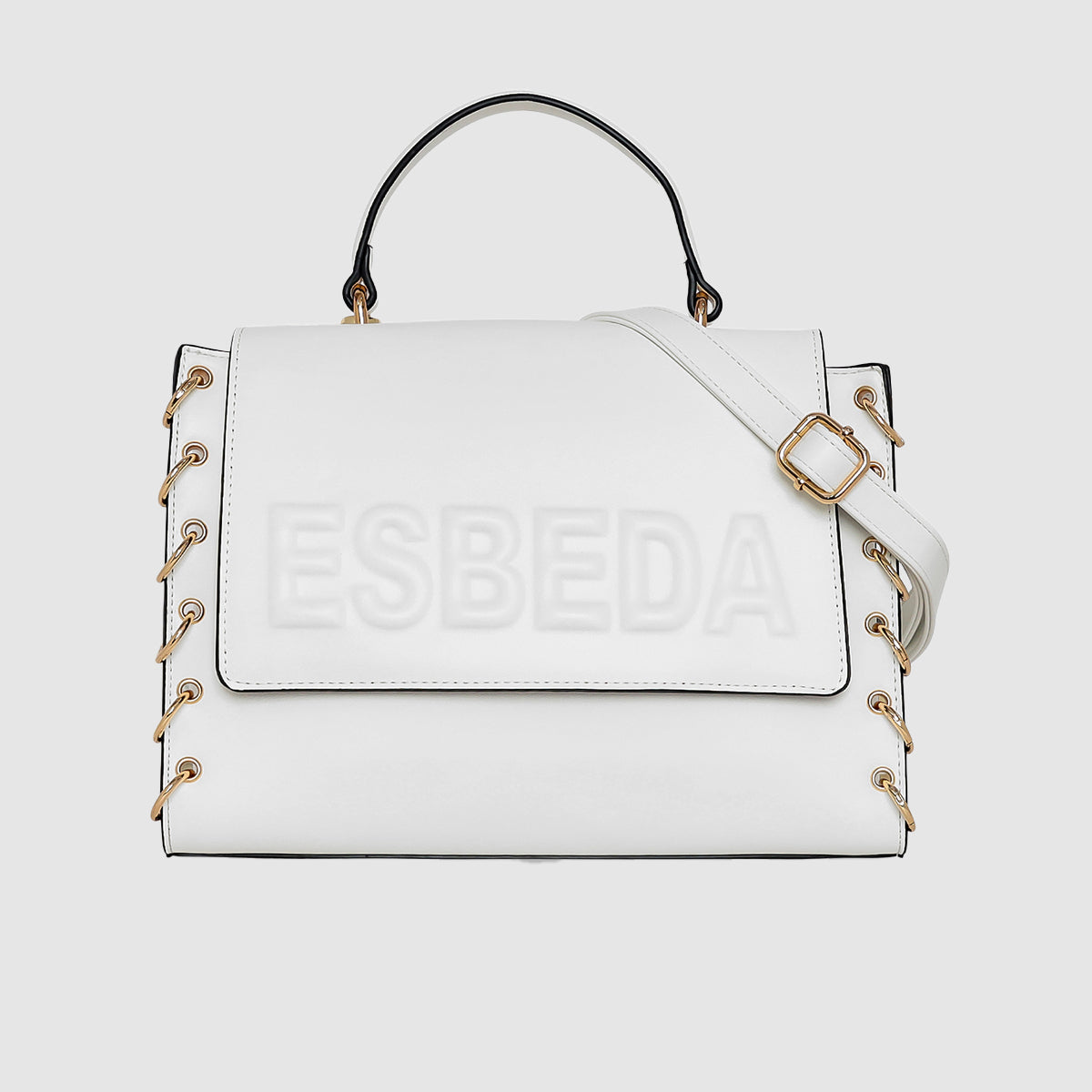 Logo Embossed Lace Up Handbag Main image