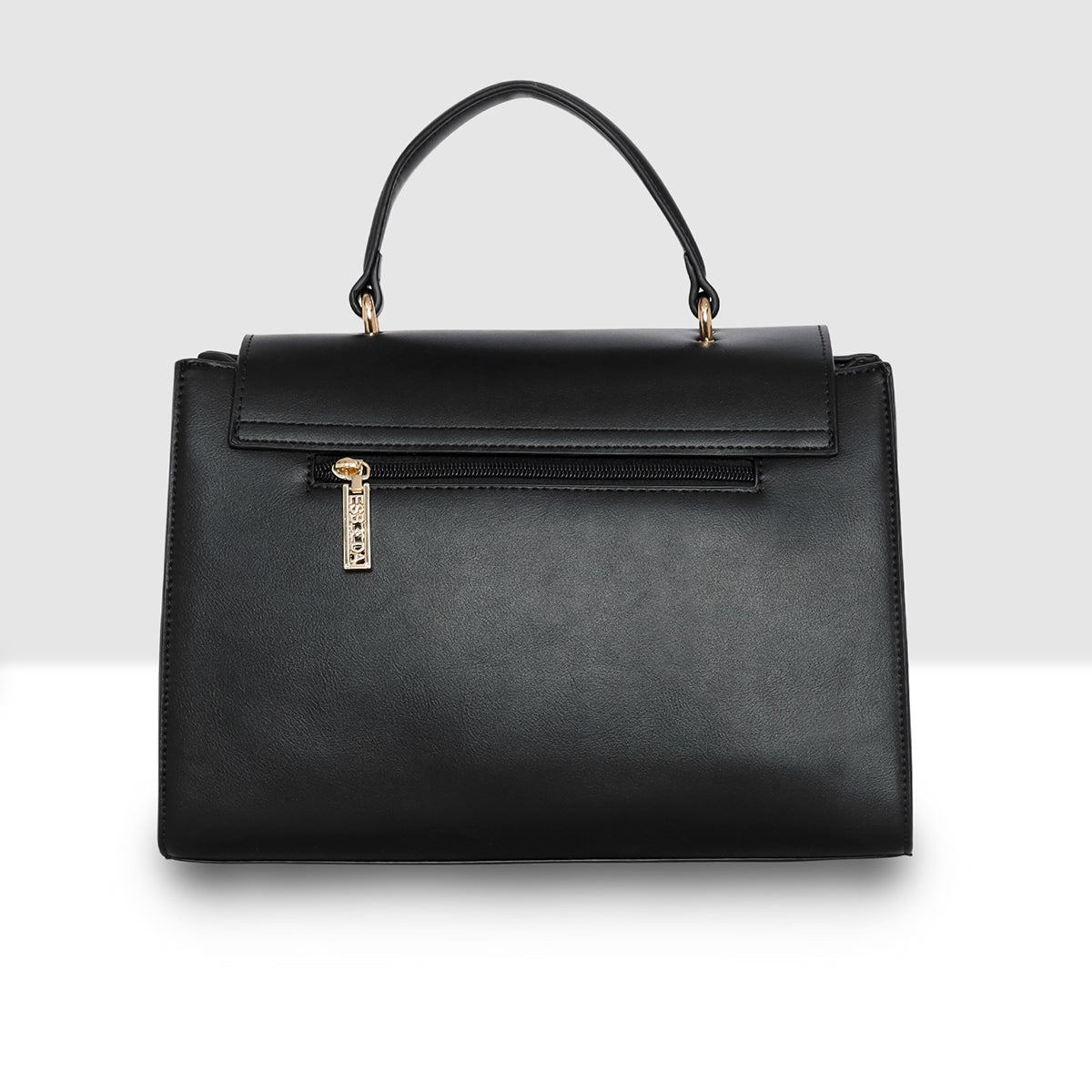 Logo Embossed Lace Up Handbag