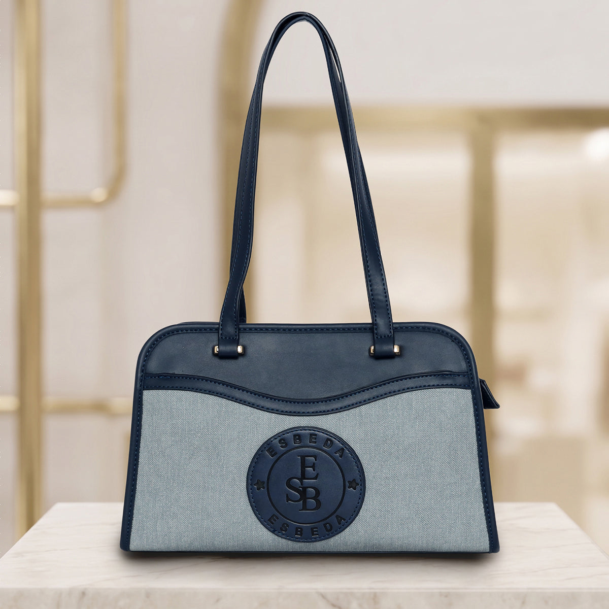 Crestwave Structured Handbag
