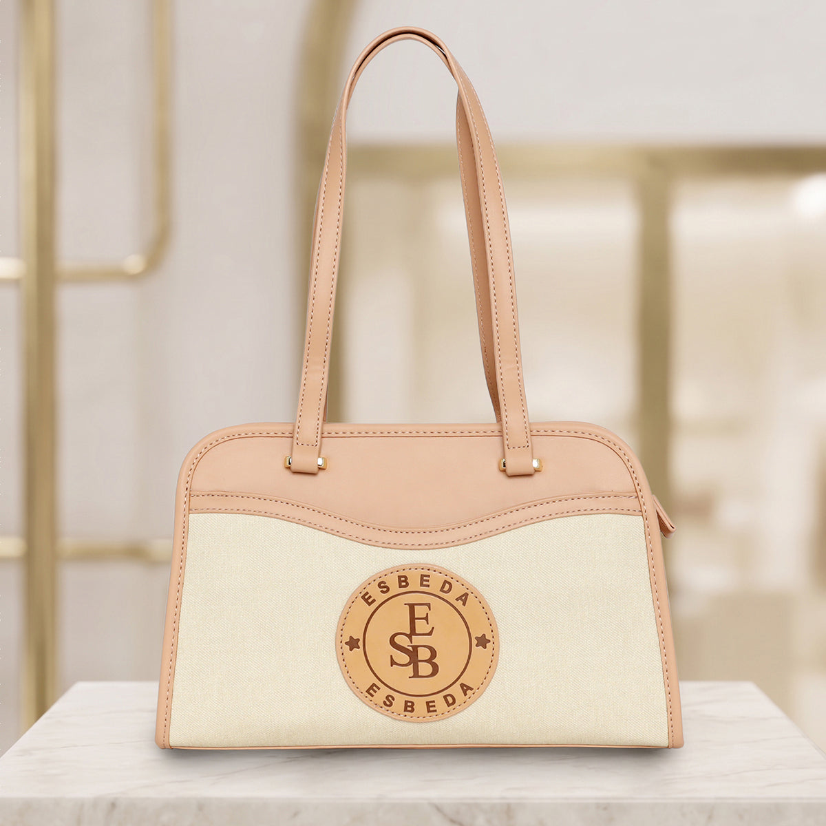 Crestwave Structured Handbag