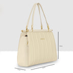 Luxe Panel Elegance Handbag