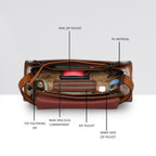 Textured-Weave-Flap-Handbag