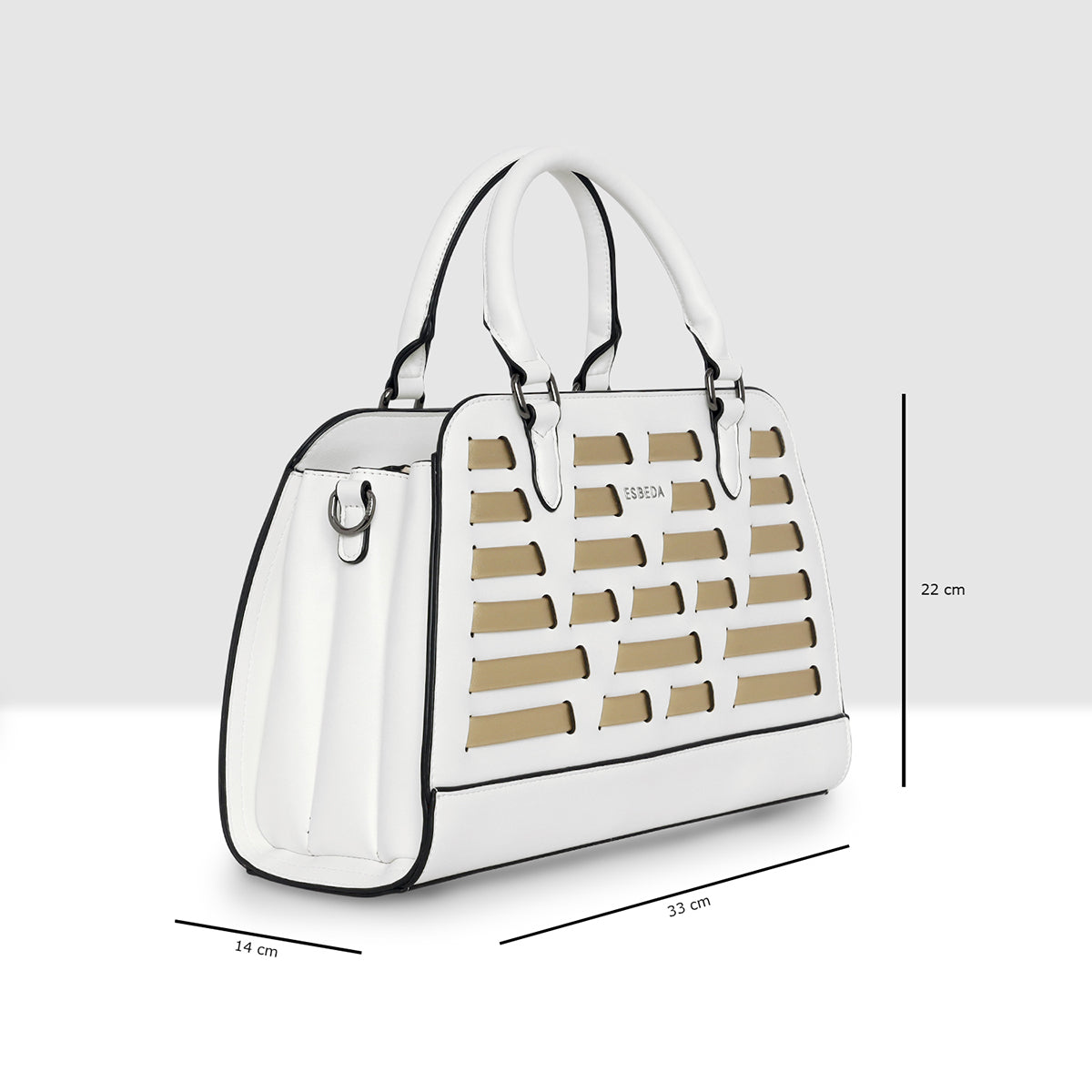 Matrix-Dual-Tone-Luxury-Handbag Secondary image