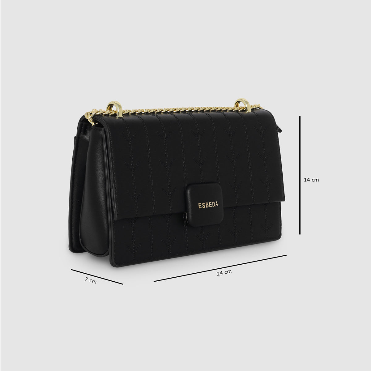 Arrow Quilted Classic Sling Bag