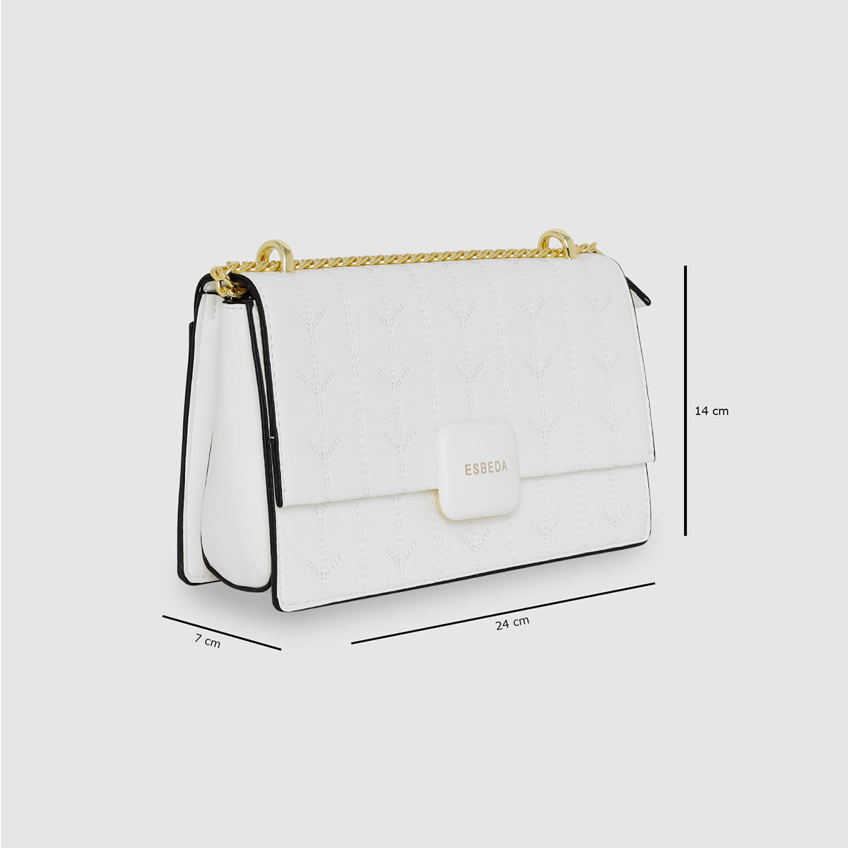 Arrow Quilted Classic Sling Bag