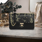 Butterfly & Star Embroidered Slingbag