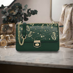 Butterfly & Star Embroidered Slingbag