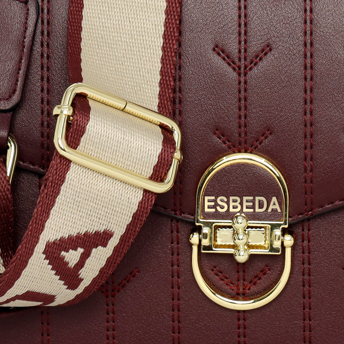Arrow-Stitch-Medium-Satchel