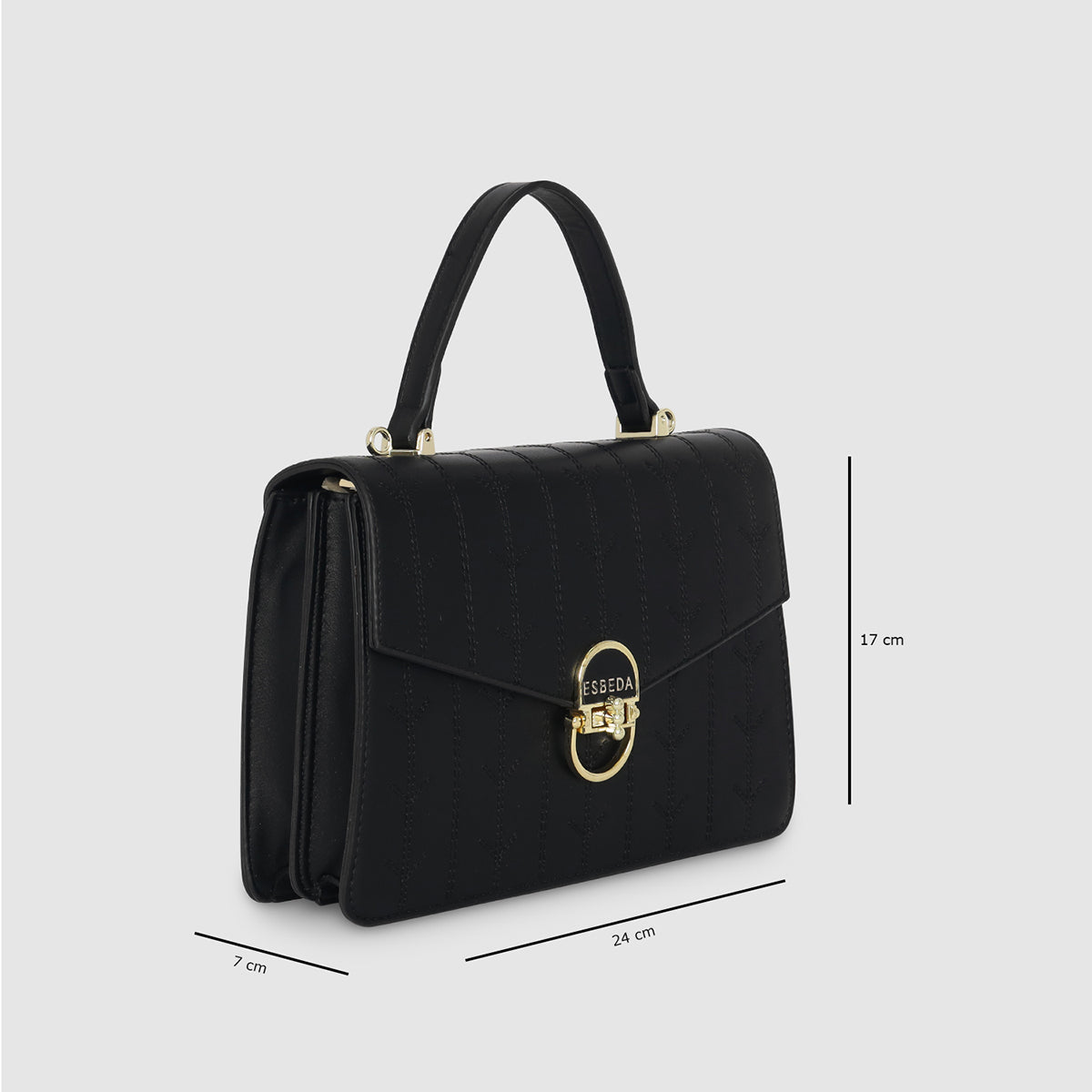 Arrow-Stitch-Medium-Satchel