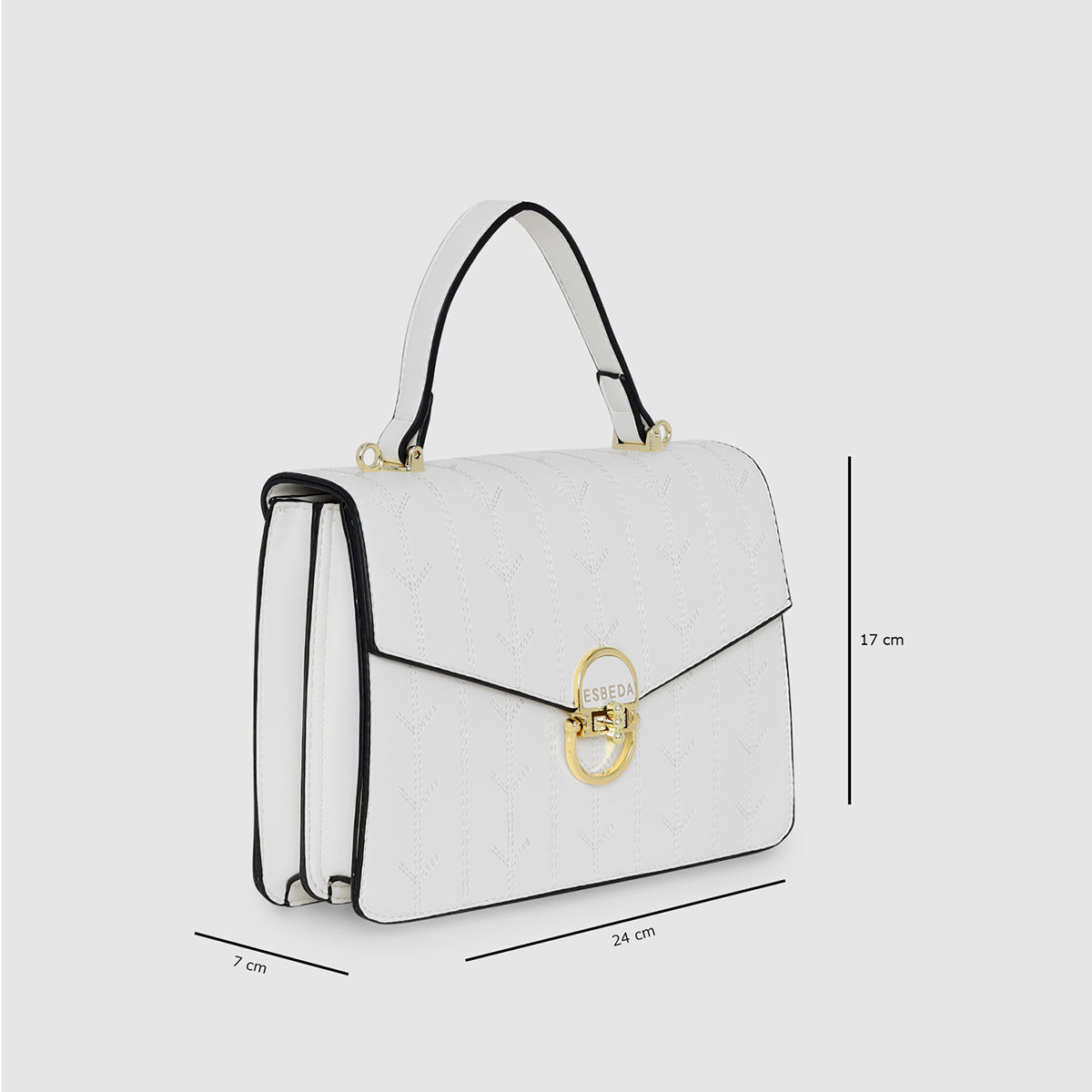 Arrow-Stitch-Medium-Satchel