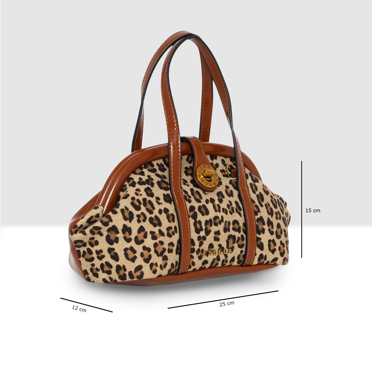 Leopard-Print-Dome-Handbag