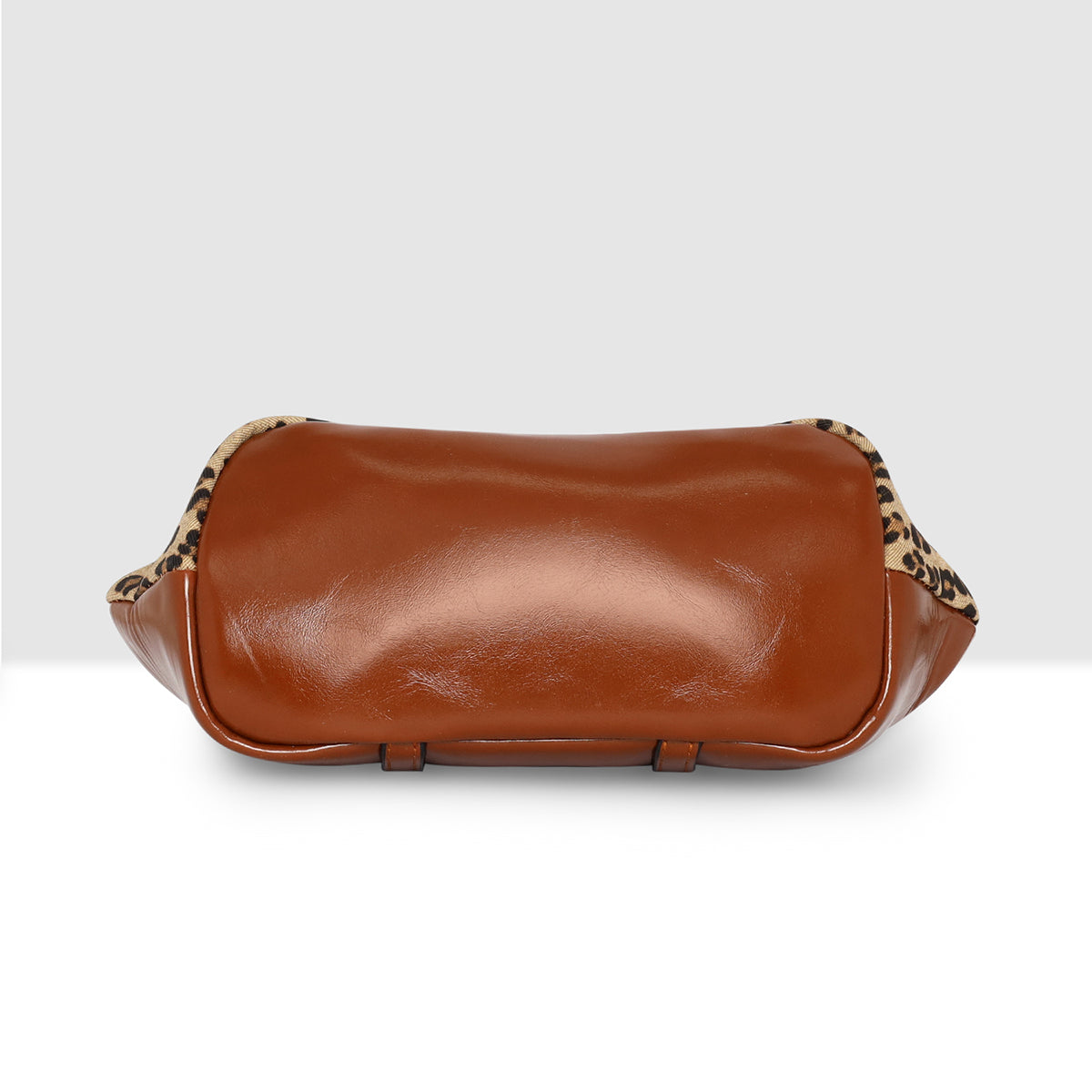 Leopard-Print-Dome-Handbag