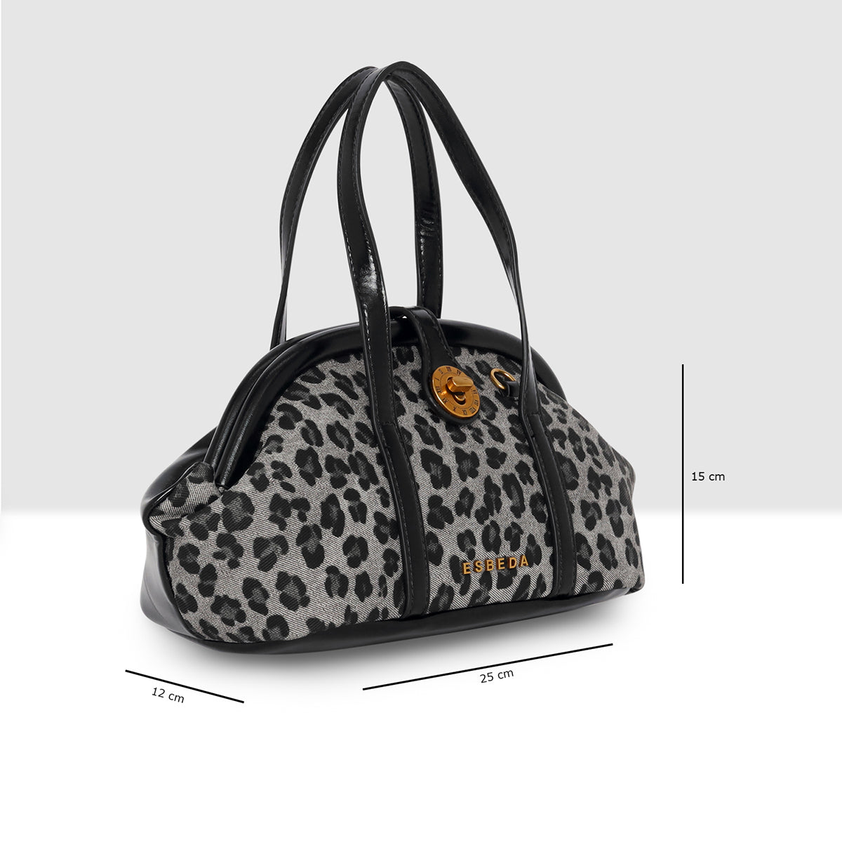 Leopard-Print-Dome-Handbag