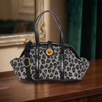 Leopard-Print-Dome-Handbag