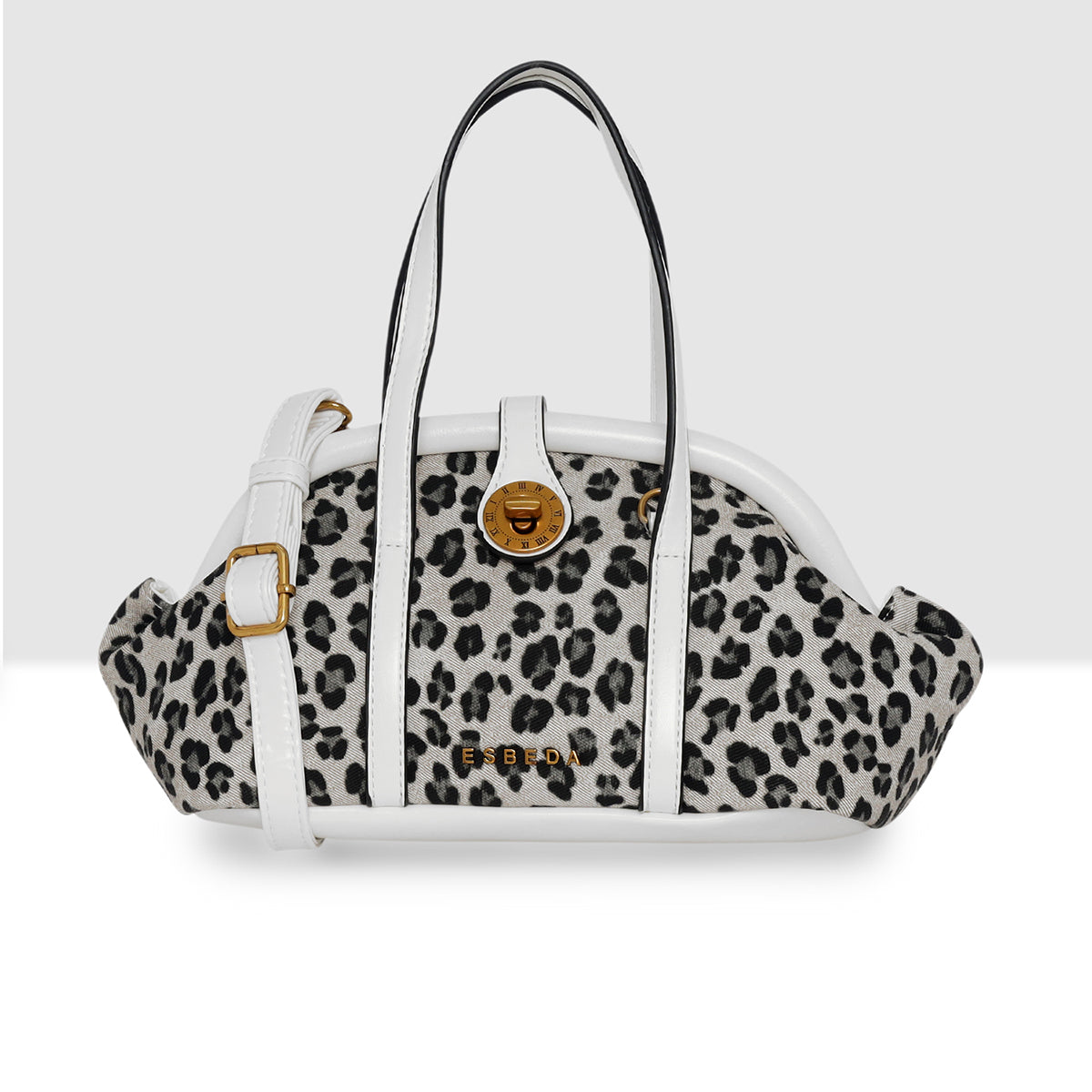 Leopard-Print-Dome-Handbag