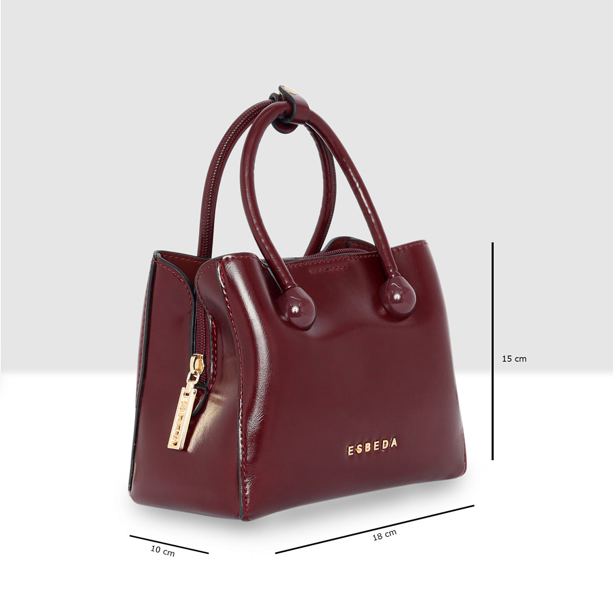 Glossy-Structured-Mini-Tote