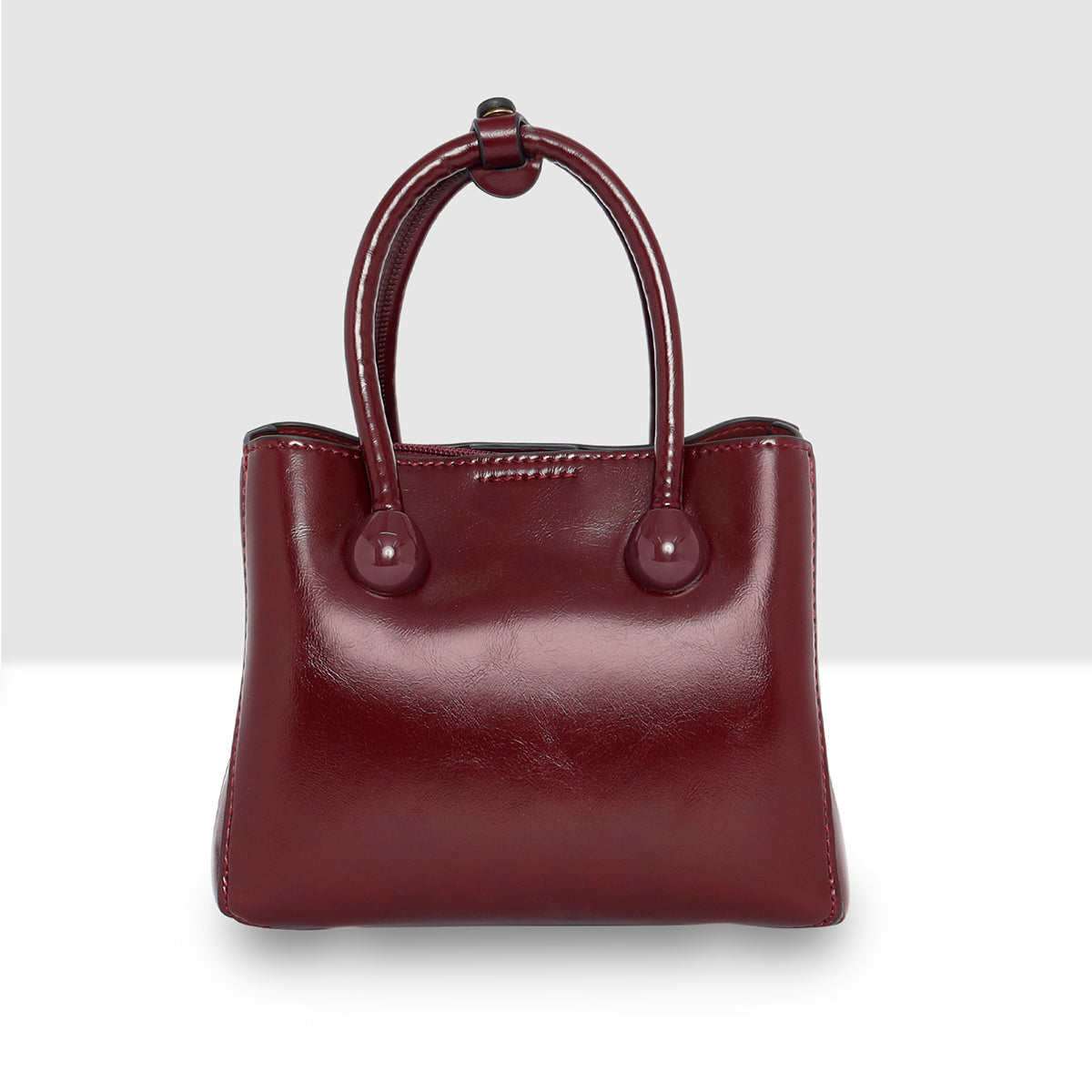 Glossy-Structured-Mini-Tote