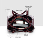 Glossy-Structured-Mini-Tote