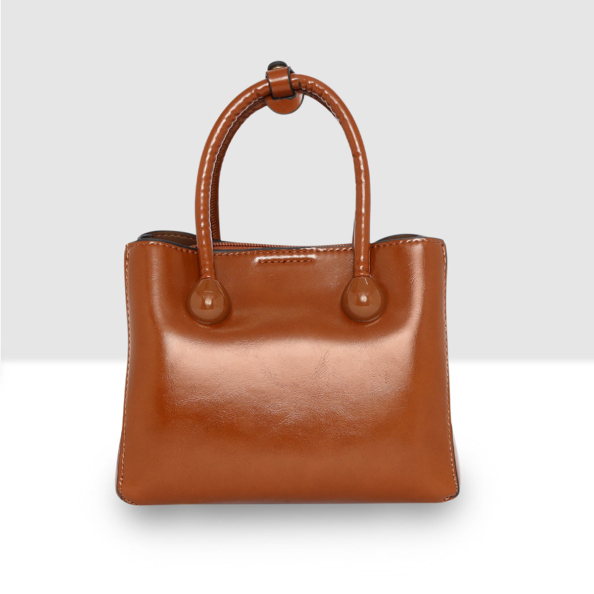 Glossy-Structured-Mini-Tote