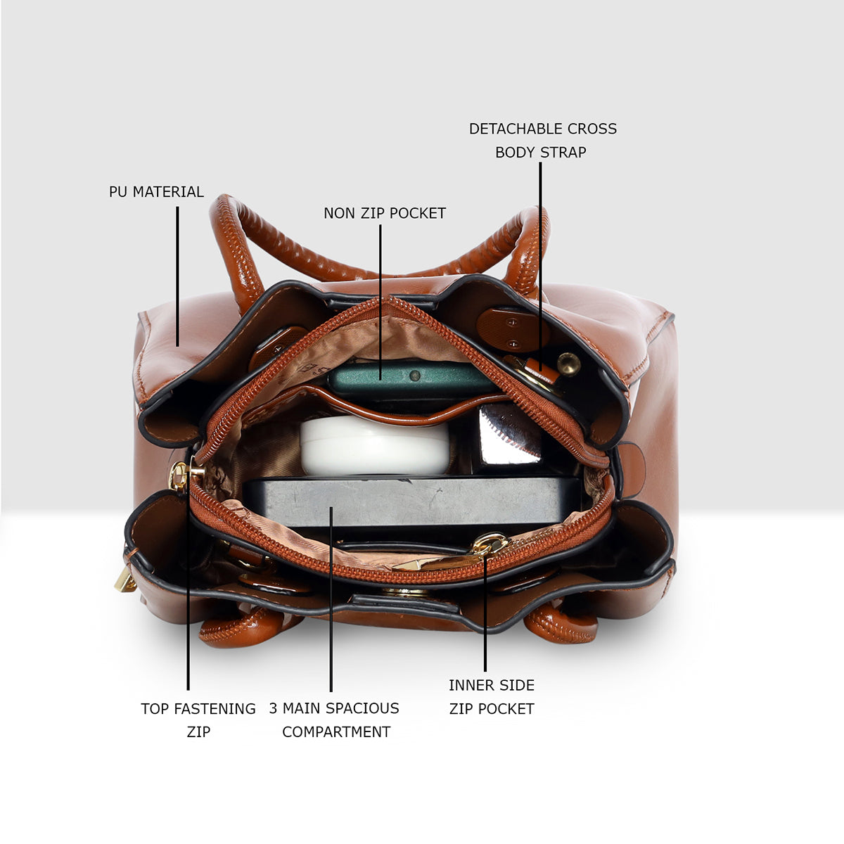 Glossy-Structured-Mini-Tote