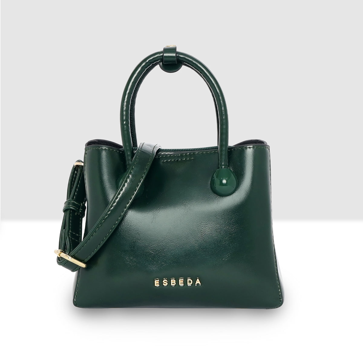Glossy-Structured-Mini-Tote
