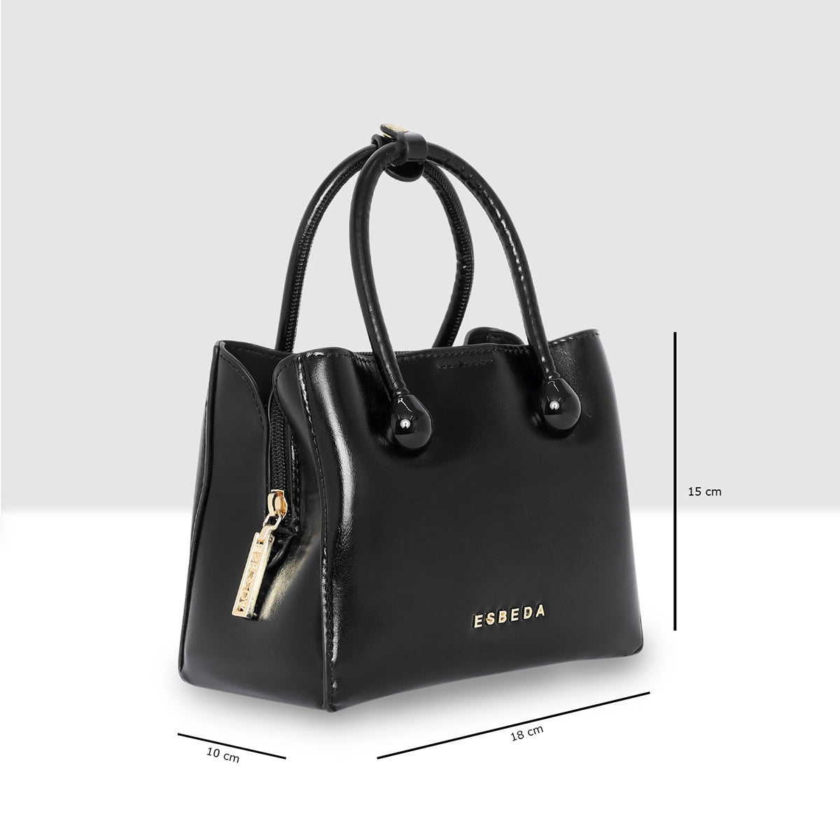 Glossy-Structured-Mini-Tote