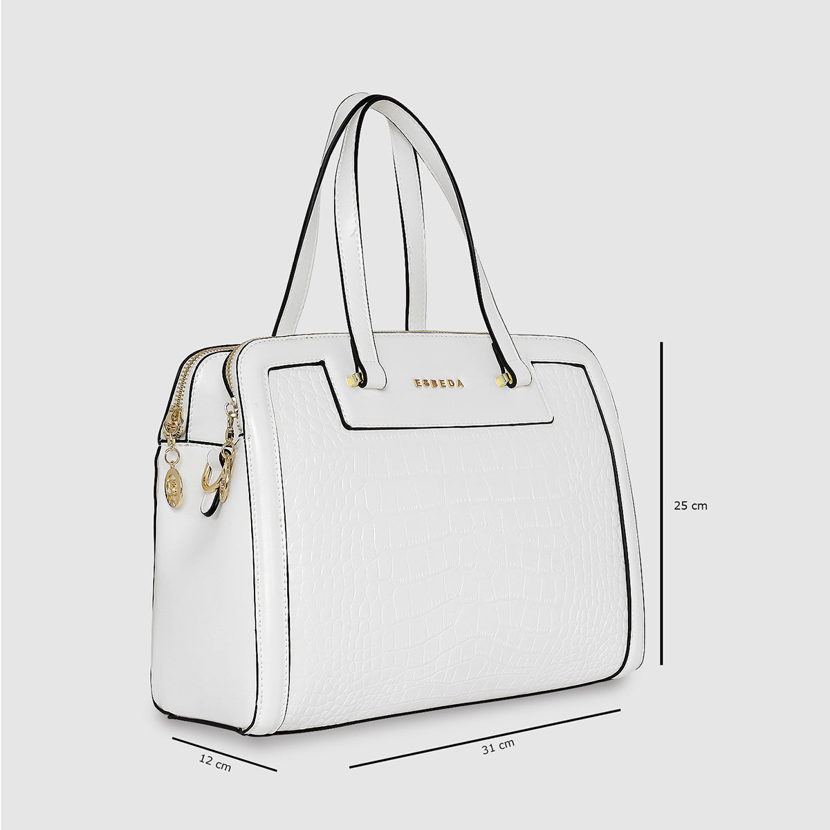 Luxe Alligator Style Satchel