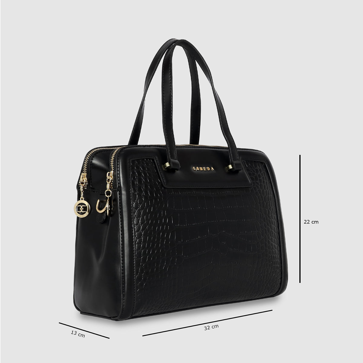 Luxe Alligator Style Satchel