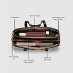 Luxe Alligator Style Satchel