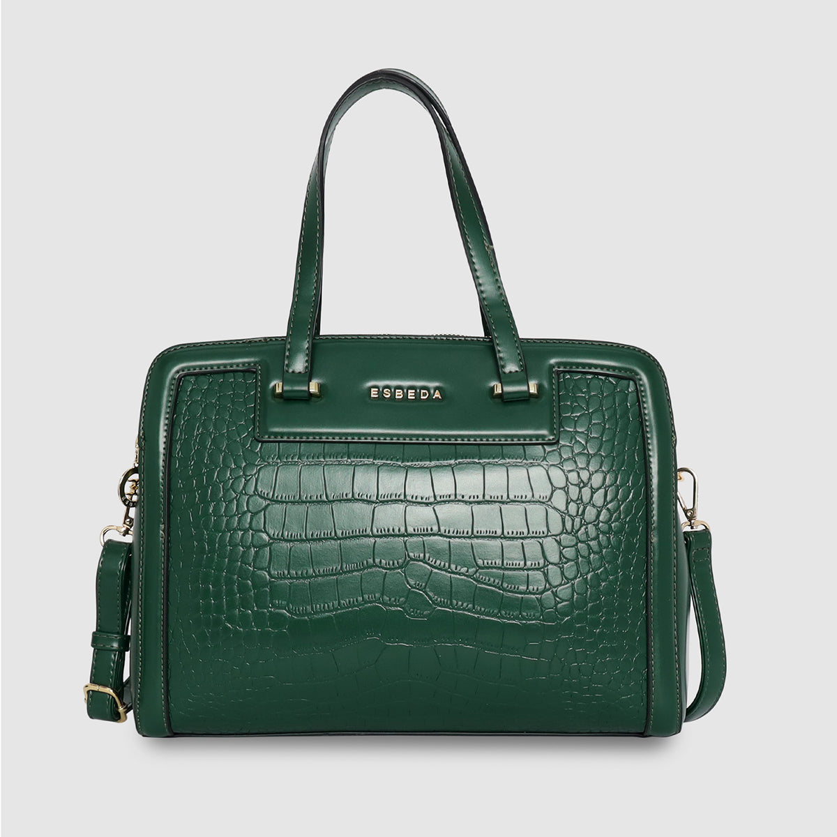 Luxe Alligator Style Satchel